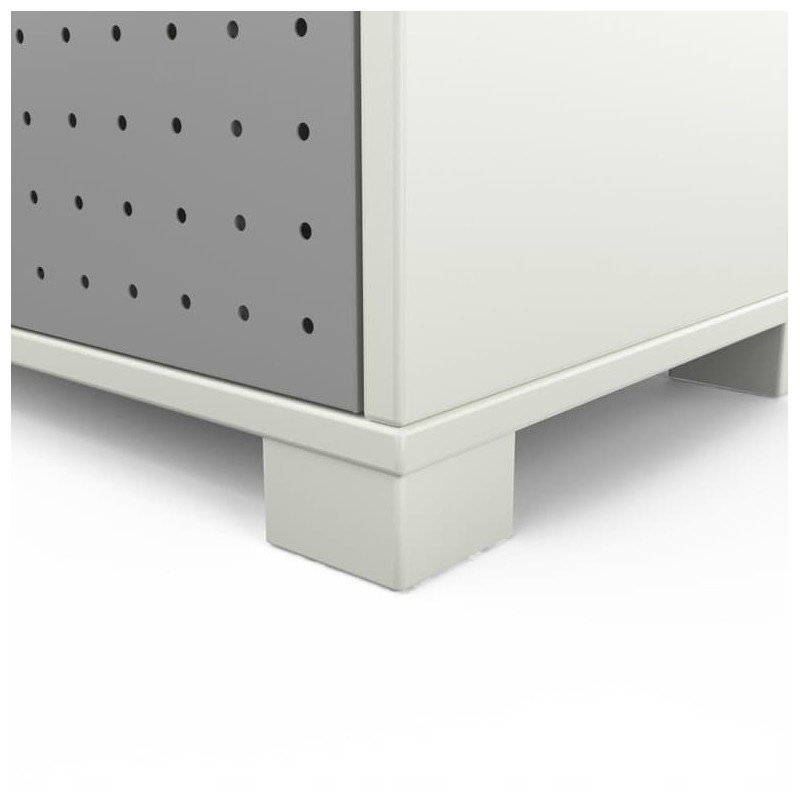 Jeu de 4 pieds carrés pour meuble à casiers