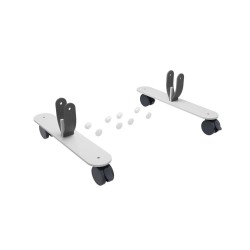 SOLANGE - Jeu 2 pieds sur roulette SOLANGE - 12