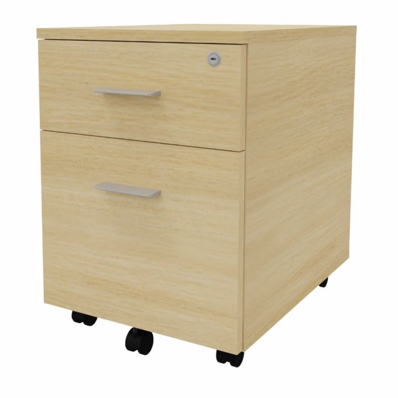 MOKA - Caisson mobile mélaminé 2 tiroirs MOKA - 2