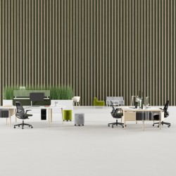 ROBIN - Bureau pieds arche bois ROBIN - 1