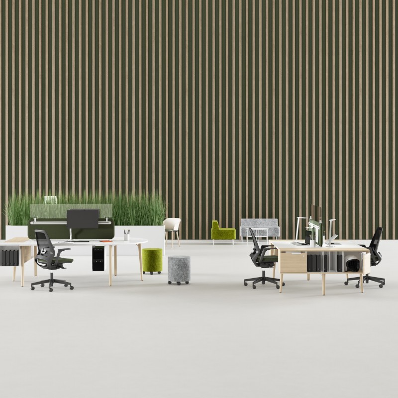 ROBIN - Bureau pieds arche bois ROBIN - 1 ROBIN - Bureau pieds arche bois ROBIN - 1