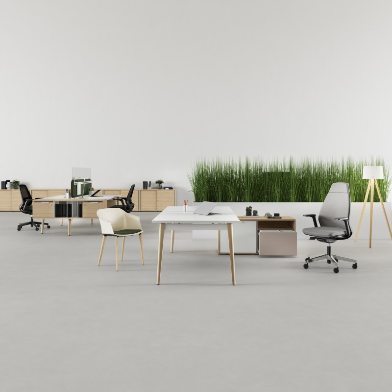 ROBIN - Bureau pieds arche bois ROBIN - 2 ROBIN - Bureau pieds arche bois ROBIN - 2